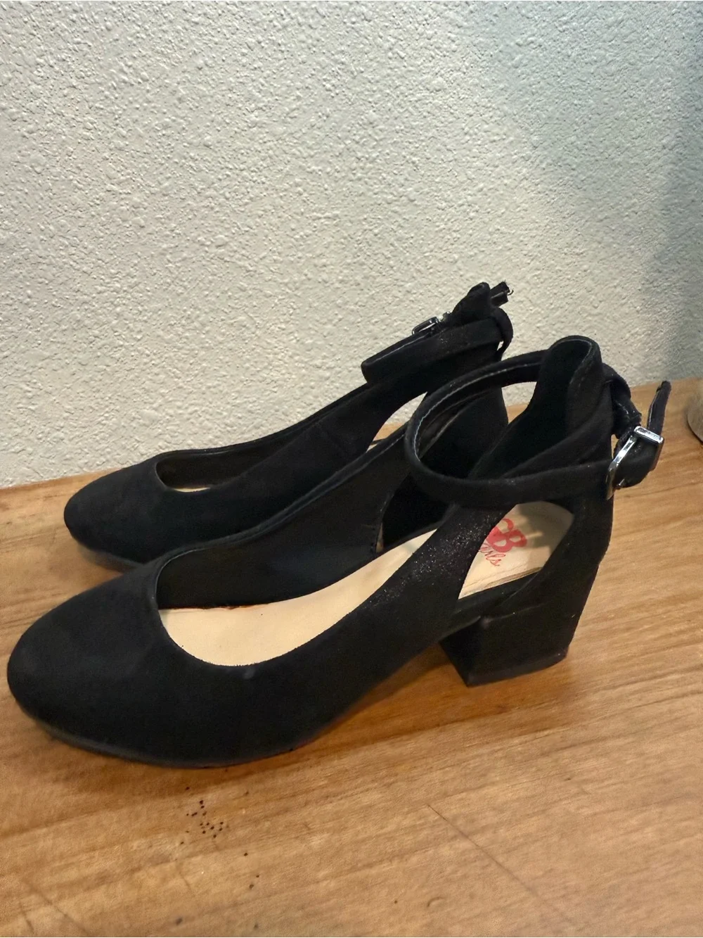 GB Girls Lulaa Black Cut Out Dress Heels Toddler Size 11 Worn Once